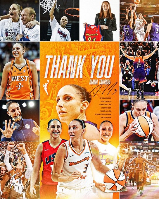  傳奇落幕！WNBA巨星陶樂西宣布退役 結(jié)束20年職業(yè)生涯